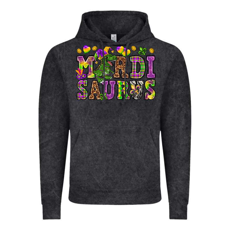 Mardi Saurus Vintage Hoodie by NancyCooperArtShop | Teevron