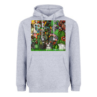 Heather Grey easter Heavyweight Hoodie - CowhideDigitalArt