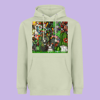 Easter Heavyweight Hoodie Designed By Cowhidedigitalart