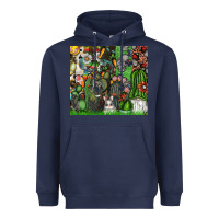 Navy easter Heavyweight Hoodie - CowhideDigitalArt