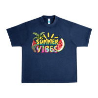 Navy summer vibes Urban Heavy Tee - NancyCooperArtShop