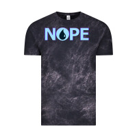 Cloud Black NOPE  Blue Magic  Island Mana Symbol Vintage Tee - trangStudio