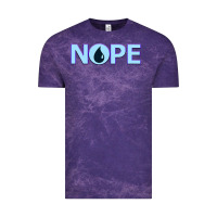 Cloud Purple NOPE  Blue Magic  Island Mana Symbol Vintage Tee - trangStudio