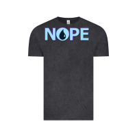 Vintage Black NOPE  Blue Magic  Island Mana Symbol Vintage Tee - trangStudio