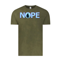 Vintage Olive NOPE  Blue Magic  Island Mana Symbol Vintage Tee - trangStudio