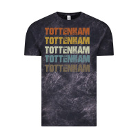Cloud Black Retro Vintage Tottenham London Vintage Tee - trangStudio