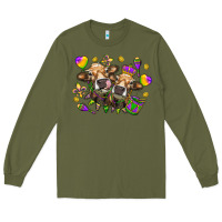Mardi Gras Heifers Long Sleeve Tee | Teevron