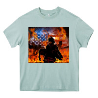 Arona western firefighters Heavy Core Tee - MaliasSmallBusiness