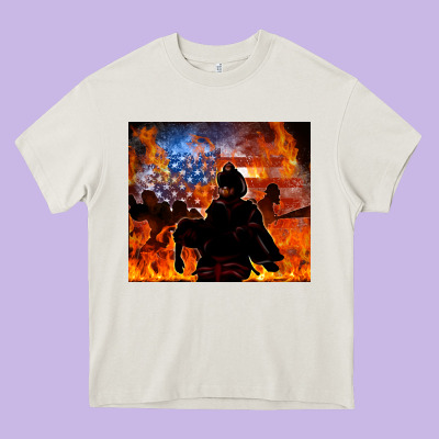 Western Firefighters Heavy Core Tee Designed By Maliassmallbusiness