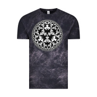 Cloud Black M.C. Escher Circle Limit IV Vintage Tee - trangStudio