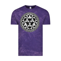 Cloud Purple M.C. Escher Circle Limit IV Vintage Tee - trangStudio
