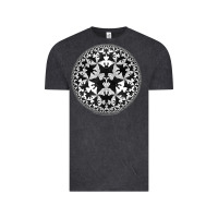 Vintage Black M.C. Escher Circle Limit IV Vintage Tee - trangStudio