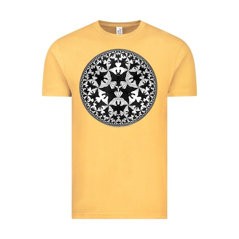 M.c. Escher Circle Limit Iv Vintage Tee by trangStudio | Teevron