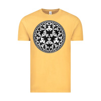 Vintage Mustard M.C. Escher Circle Limit IV Vintage Tee - trangStudio
