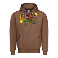 Chestnut mardi gras love crawfish Zipper Hoodie - FaDigitalArtStudio