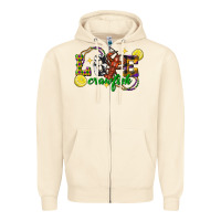 Sandshell mardi gras love crawfish Zipper Hoodie - FaDigitalArtStudio