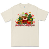 Merry Christmas Reindeer Premium Tee | Teevron