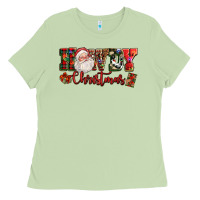 Matcha Howdy Christmas Santa Ladies Tee - NancyCooperArtShop