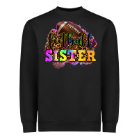 Black football sister Heavyweight Sweatshirt - OliviaCreatesArt
