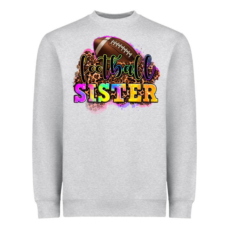 Football Sister Heavyweight Sweatshirt by OliviaCreatesArt | Teevron