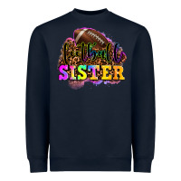 Navy football sister Heavyweight Sweatshirt - OliviaCreatesArt