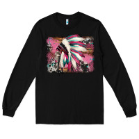 Black indian headdress valentine's day Long Sleeve Tee - Jasminsmagicworld