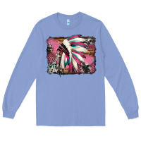 Colony Blue indian headdress valentine's day Long Sleeve Tee - Jasminsmagicworld