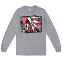 Heather Grey indian headdress valentine's day Long Sleeve Tee - Jasminsmagicworld