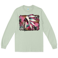 Matcha indian headdress valentine's day Long Sleeve Tee - Jasminsmagicworld