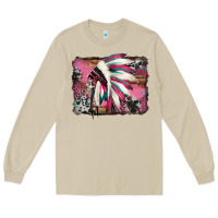 Indian Headdress Valentine's Day Long Sleeve Tee | Teevron