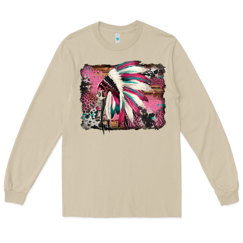 Indian Headdress Valentine's Day Long Sleeve Tee by Jasminsmagicworld | Teevron