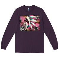 Plum indian headdress valentine's day Long Sleeve Tee - Jasminsmagicworld