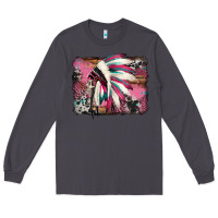 Smoke indian headdress valentine's day Long Sleeve Tee - Jasminsmagicworld