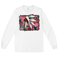 White indian headdress valentine's day Long Sleeve Tee - Jasminsmagicworld