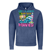 Vintage Denim Life's a beach make some waves Vintage Hoodie - NancyCooperArtShop
