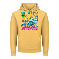 Vintage Mustard Life's a beach make some waves Vintage Hoodie - NancyCooperArtShop