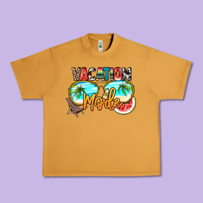 Vacation Mode Urban Heavy Tee Designed By Nancycooperartshop