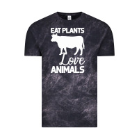 Cloud Black Eat Plants Love Animals Vintage Tee - Bettercallsaul