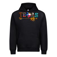Black texas with arrow and sunflowers Urban Hoodie - Artiststas