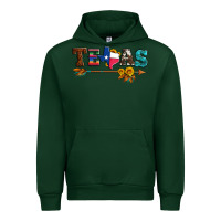 Forest Green texas with arrow and sunflowers Urban Hoodie - Artiststas