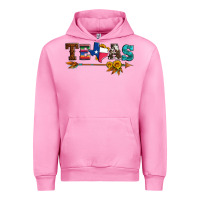 Fuchsia Pink texas with arrow and sunflowers Urban Hoodie - Artiststas