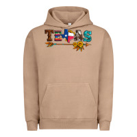 Pigment Burro texas with arrow and sunflowers Urban Hoodie - Artiststas