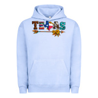 Pigment Grape Ice texas with arrow and sunflowers Urban Hoodie - Artiststas