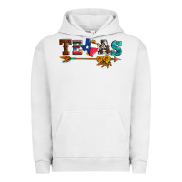 Pigment Lunar Rock texas with arrow and sunflowers Urban Hoodie - Artiststas