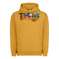 Pigment Peanut Butter texas with arrow and sunflowers Urban Hoodie - Artiststas
