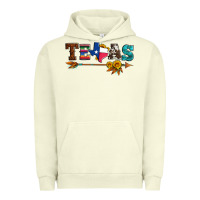 Pigment Pistachio texas with arrow and sunflowers Urban Hoodie - Artiststas