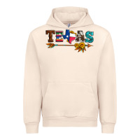 Sandshell texas with arrow and sunflowers Urban Hoodie - Artiststas