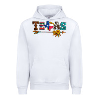 White texas with arrow and sunflowers Urban Hoodie - Artiststas