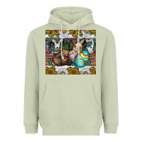 Matcha easter Heavyweight Hoodie - CowhideDigitalArt