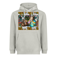 Moon Dust easter Heavyweight Hoodie - CowhideDigitalArt